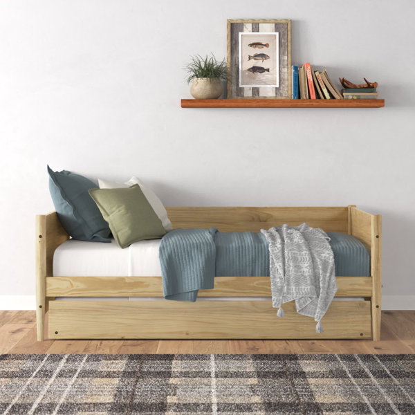 AllModern Grady Twin Solid Wood Daybed with Trundle & Reviews Wayfair